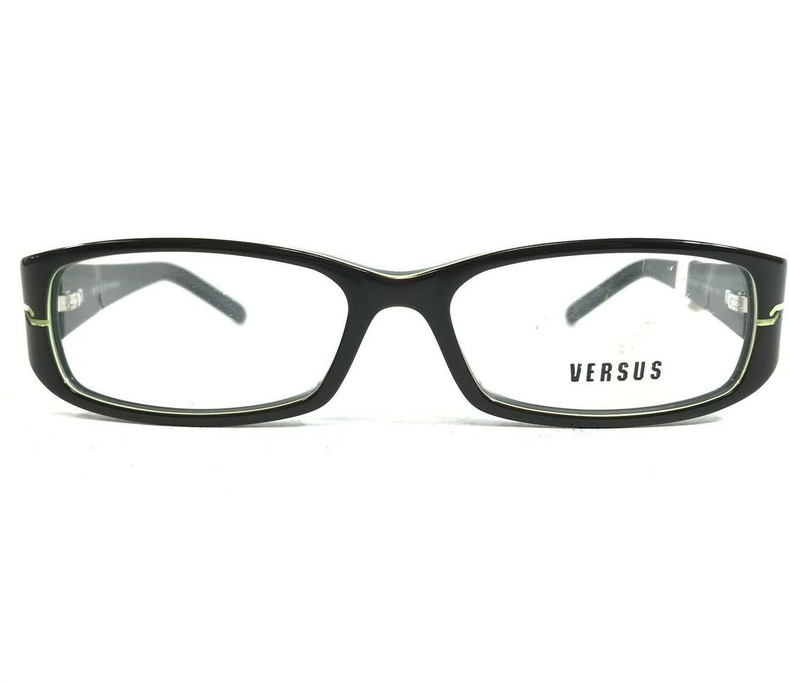 Versus by Versace Eyeglasses Frames MOD.8059 573 Brown Green Chains 52-15-130 2