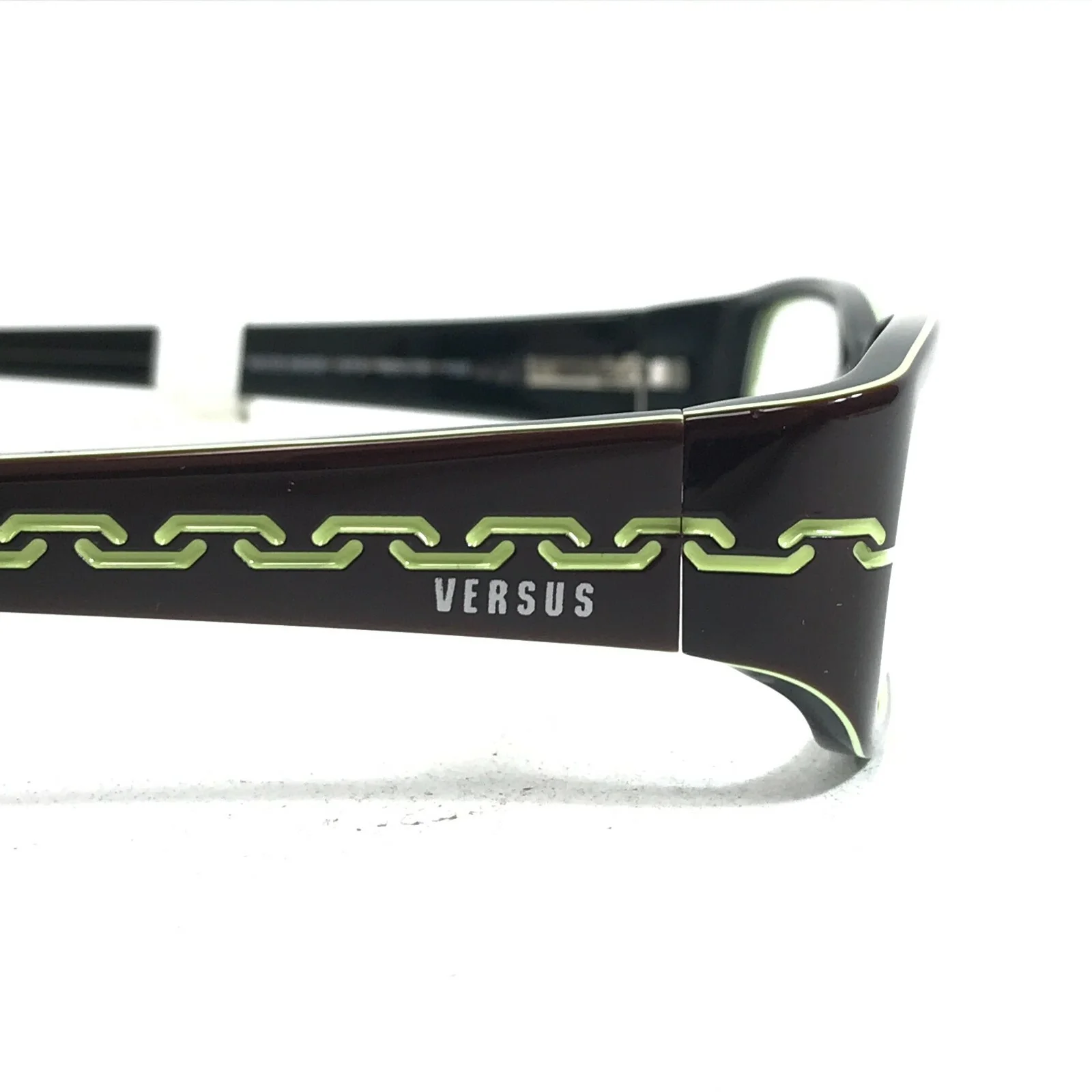 Versus by Versace Eyeglasses Frames MOD.8059 573 Brown Green Chains 52-15-130 4
