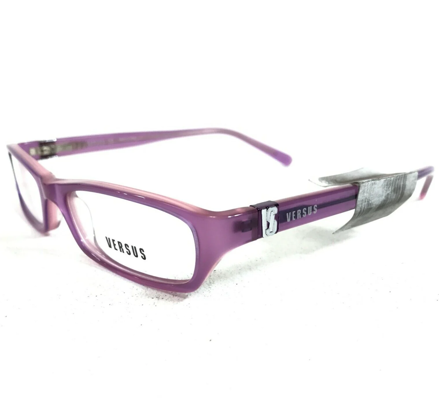 Versus by Versace Eyeglasses Frames MOD.8063 675 Clear Purple Silver 49-16-135