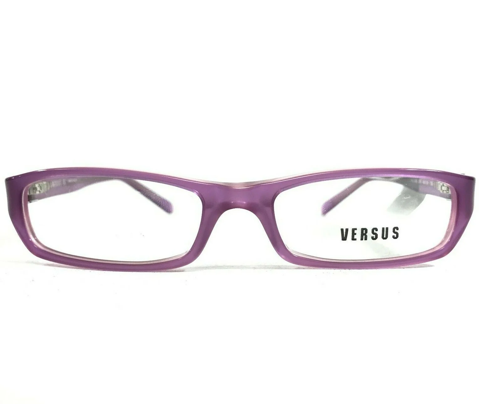 Versus by Versace Eyeglasses Frames MOD.8063 675 Clear Purple Silver 49-16-135 2