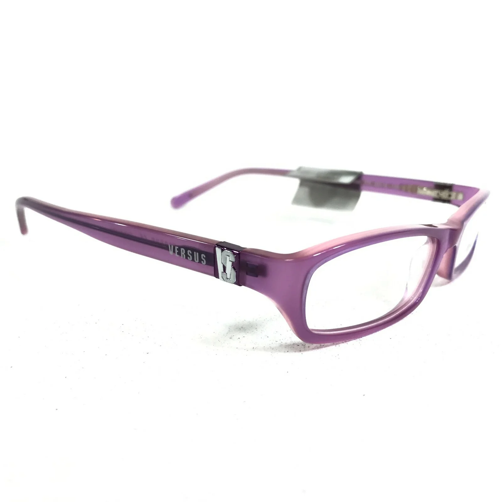 Versus by Versace Eyeglasses Frames MOD.8063 675 Clear Purple Silver 49-16-135 3