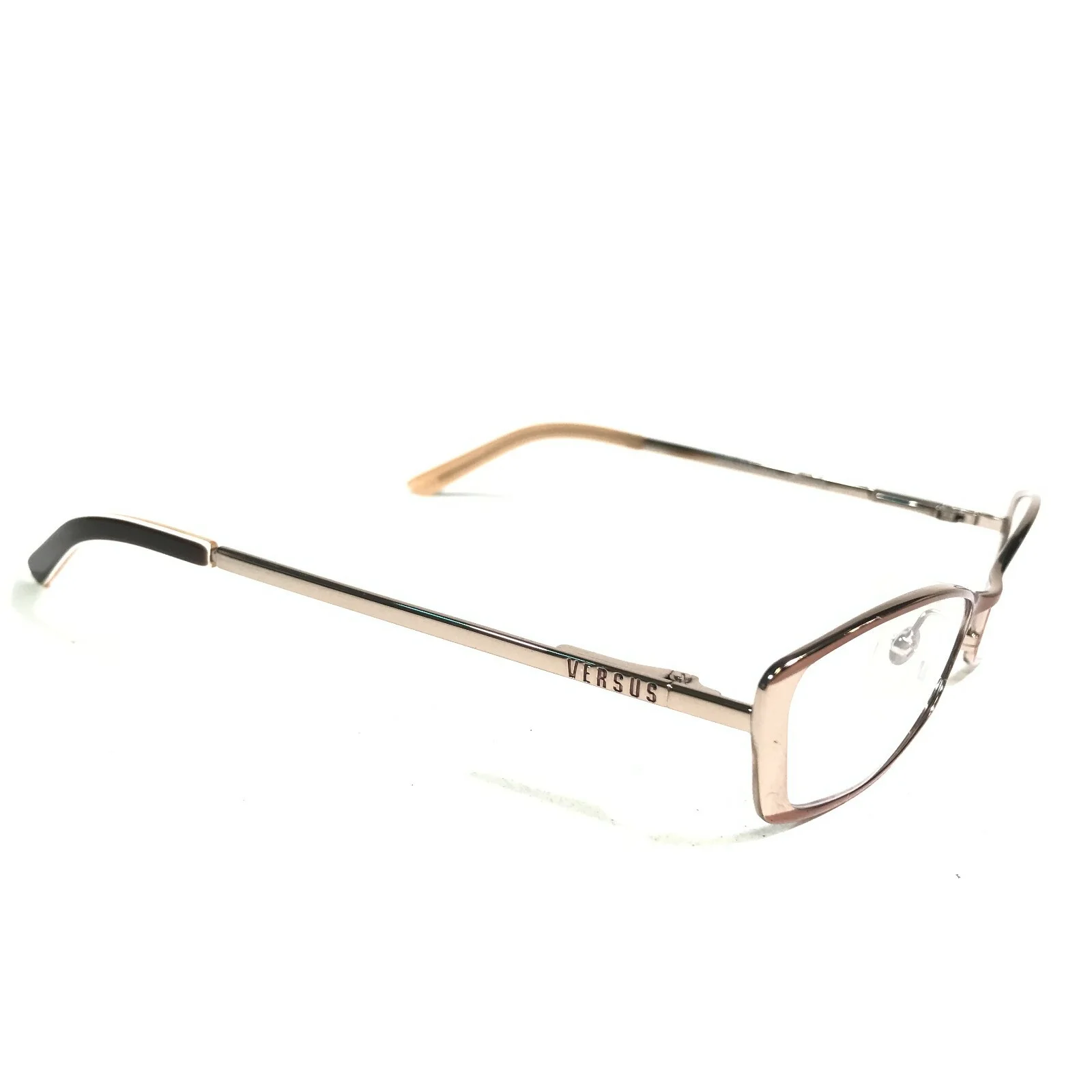 Versus by Versace MOD.7048 1045 Eyeglasses Frames Gold Rectangular 52-17-135 2