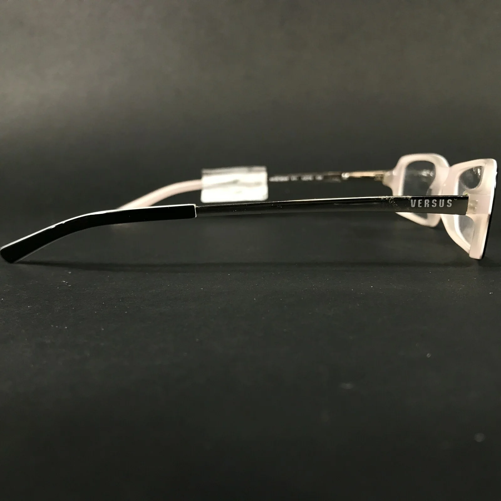 Versus by Versace MOD.8048 411 Eyeglasses Frames Black Silver Clear 52-16-135 4