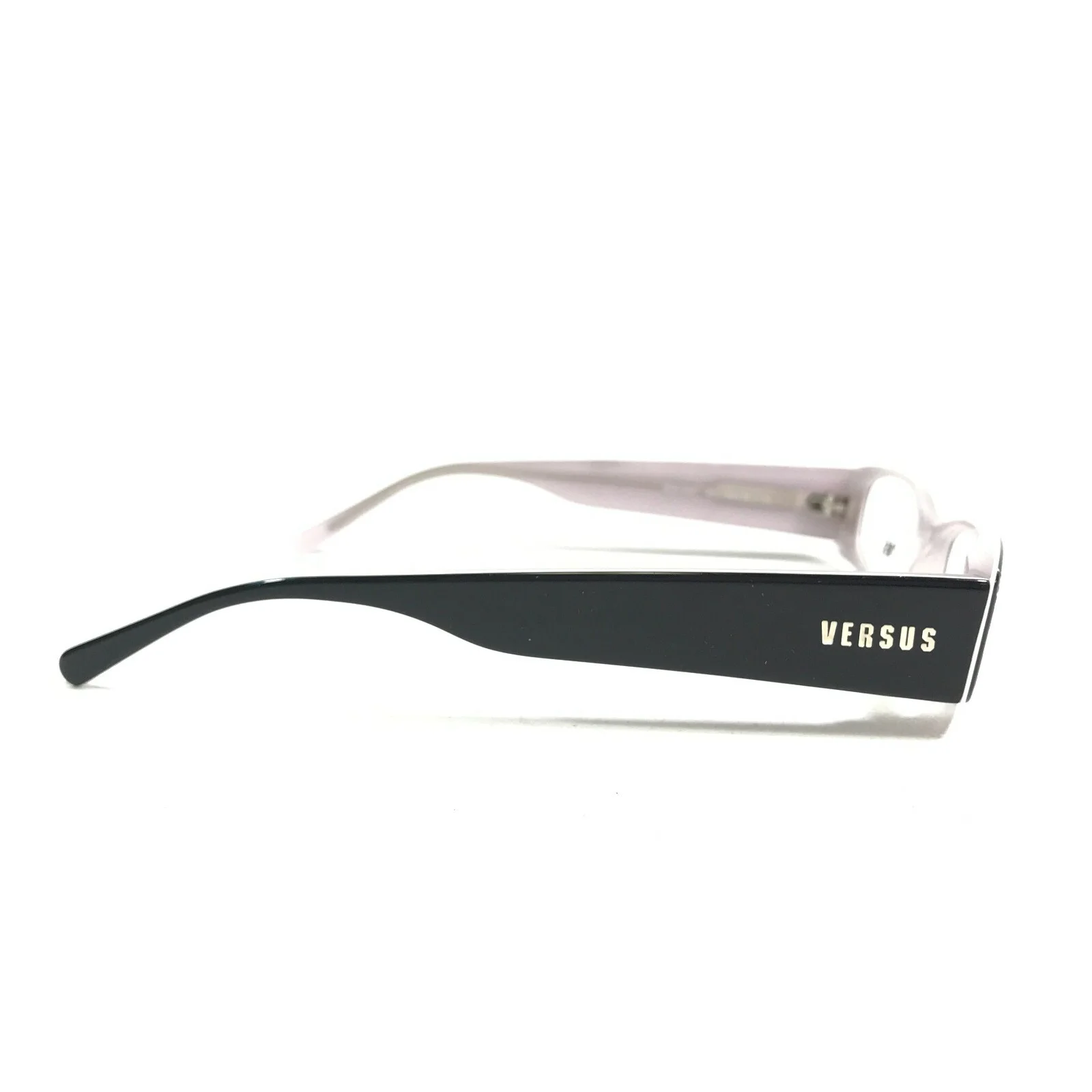 Versus by Versace MOD.8051 411 Eyeglasses Frames Black Pink Chain Logo 49-16-135 3