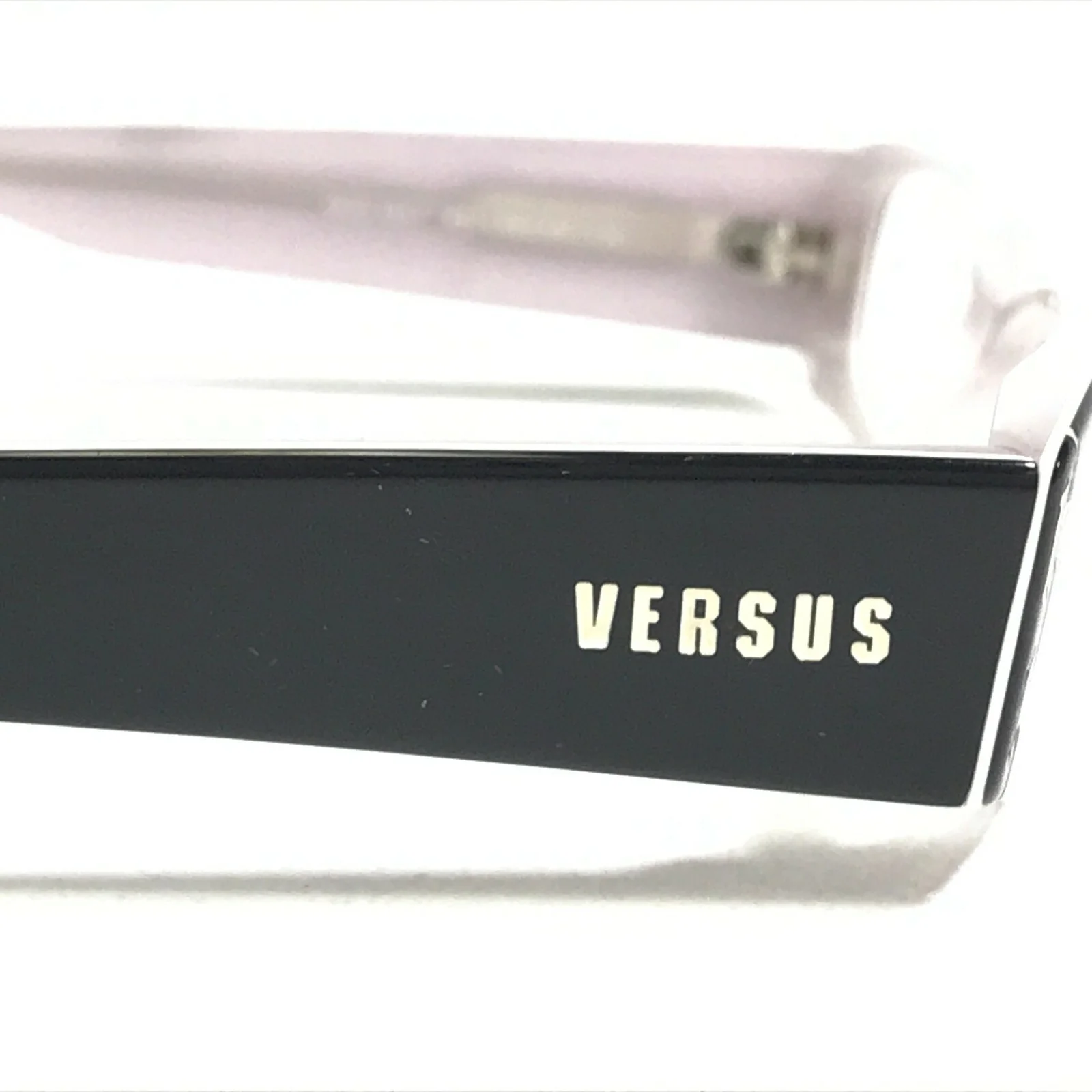 Versus by Versace MOD.8051 411 Eyeglasses Frames Black Pink Chain Logo 49-16-135 4