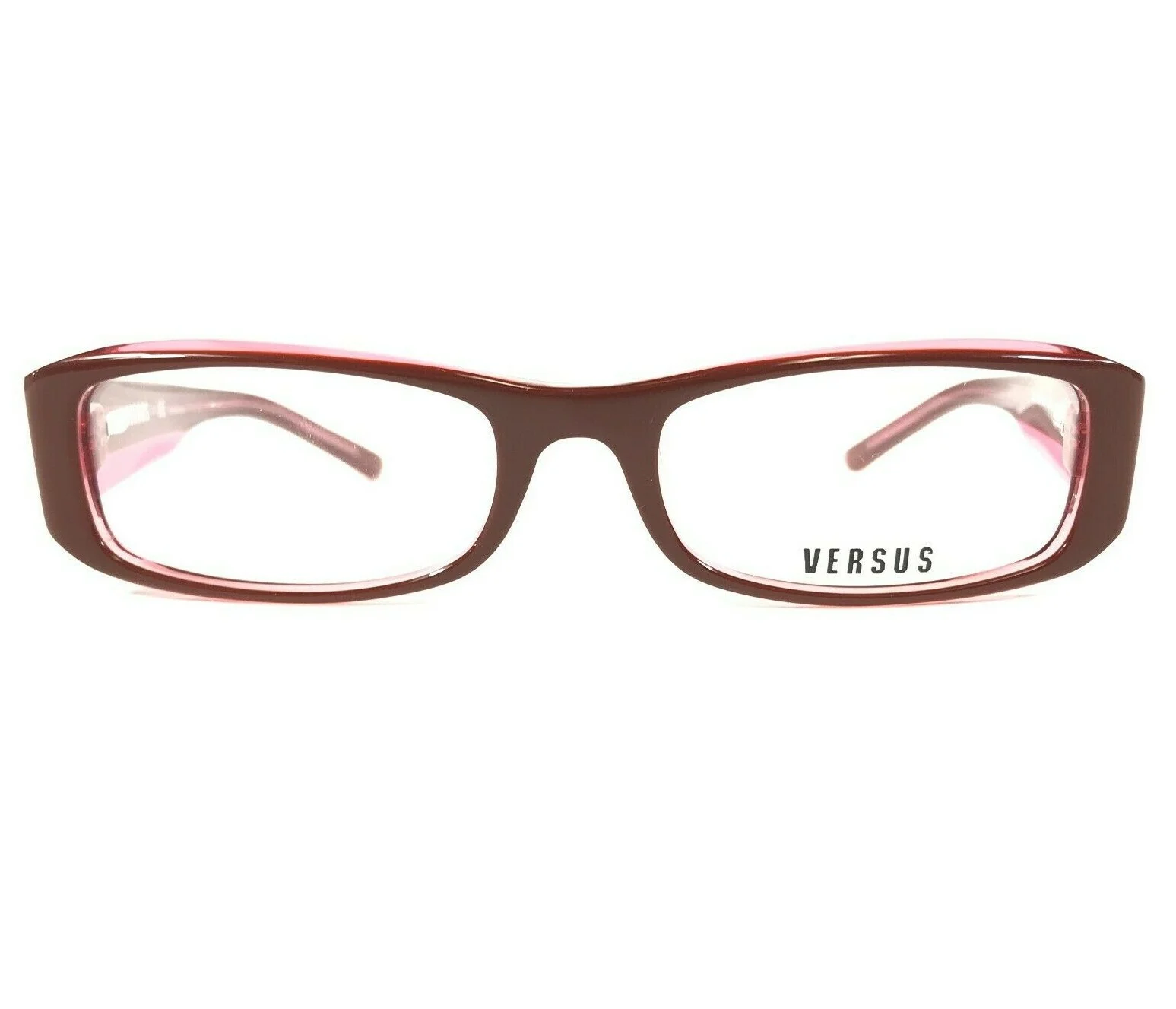 Versus by Versace MOD.8056 563 Eyeglasses Frames Red Pink Rectangular 51-17-135 2