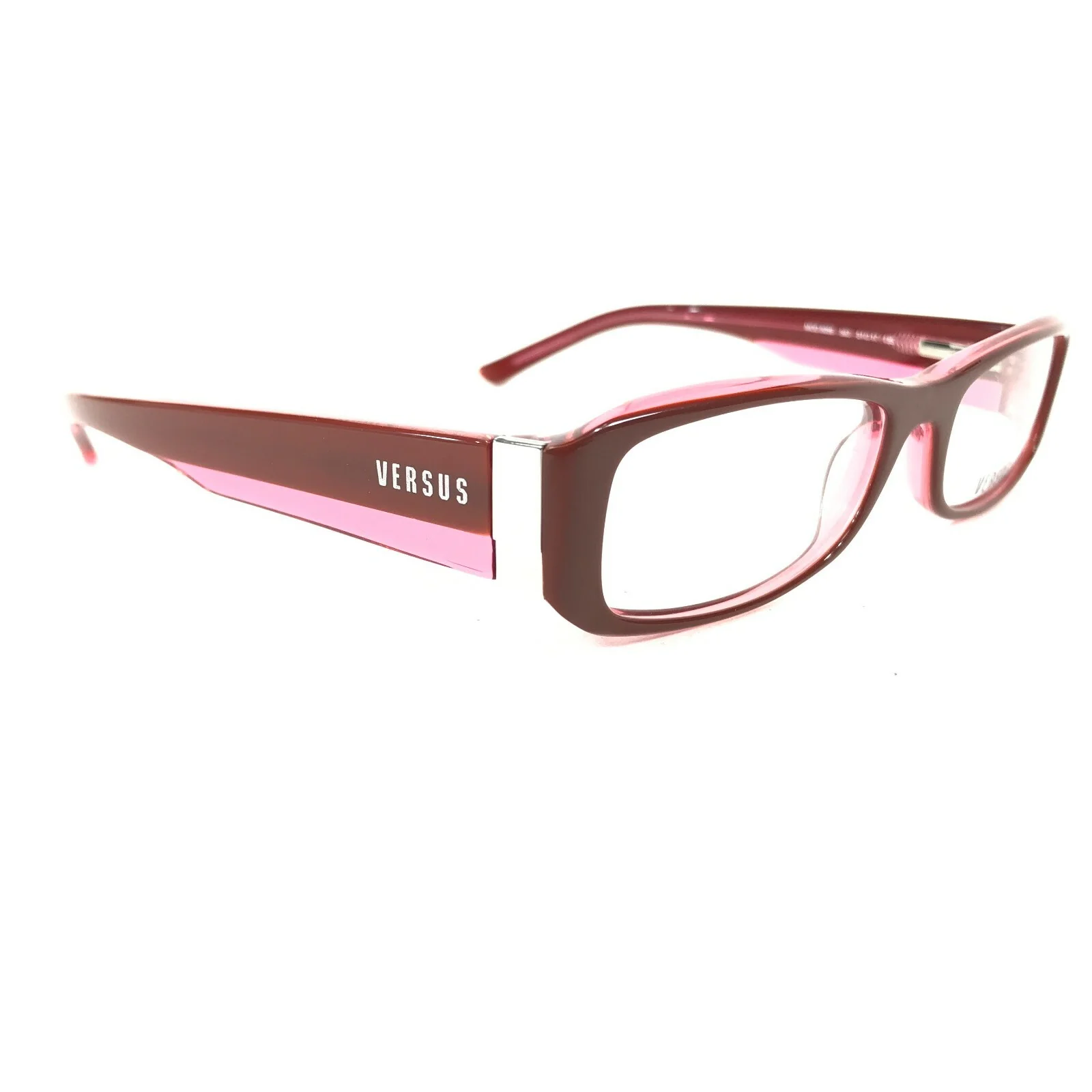 Versus by Versace MOD.8056 563 Eyeglasses Frames Red Pink Rectangular 51-17-135 3