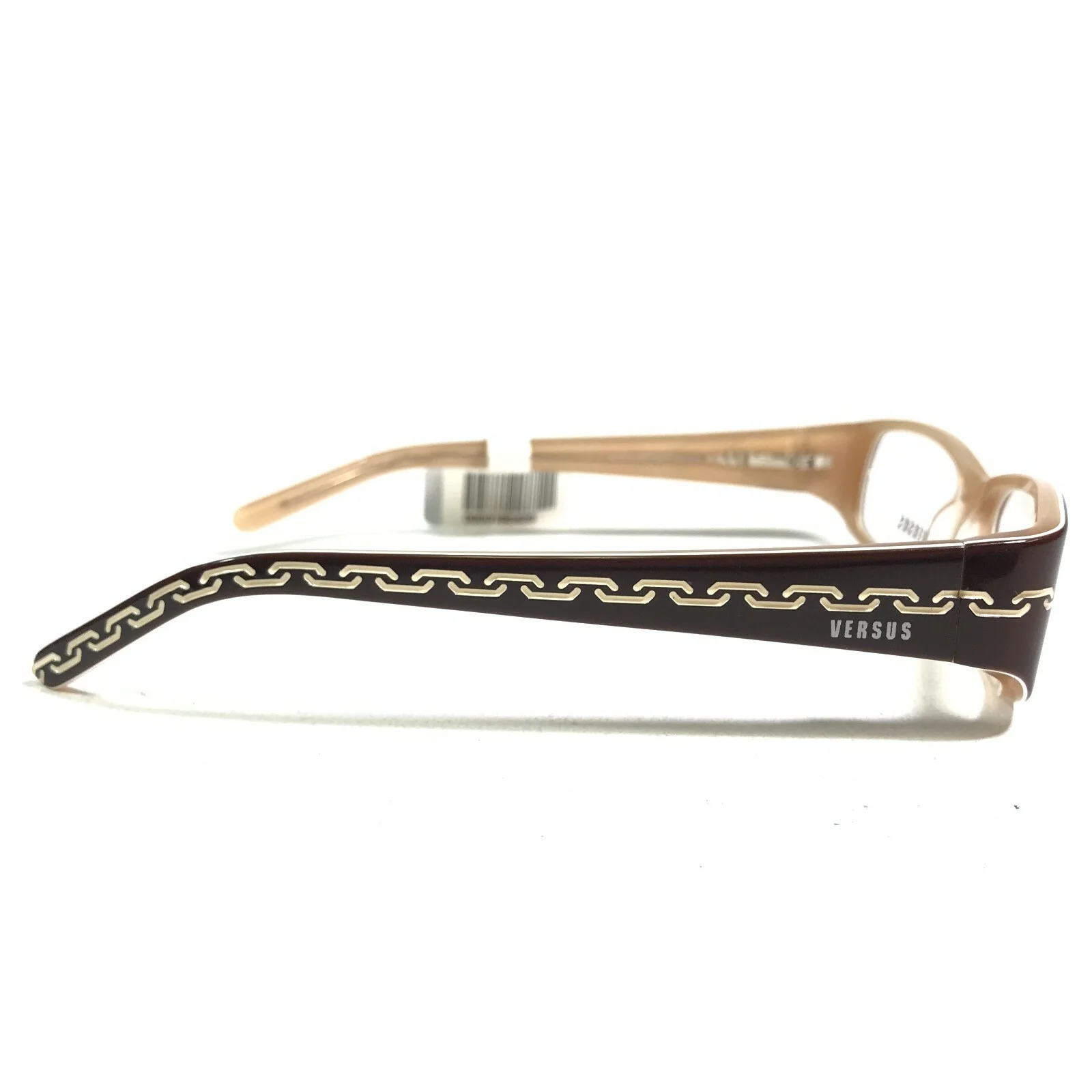 Versus by Versace MOD.8059 601 Eyeglasses Frames Brown Rectangular 52-15-130 4