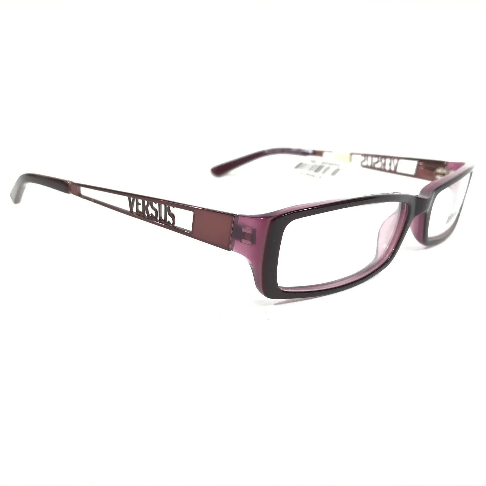 Versus by Versace MOD.VR8023 185 Eyeglasses Frames Purple Rectangular 53-16-135 3