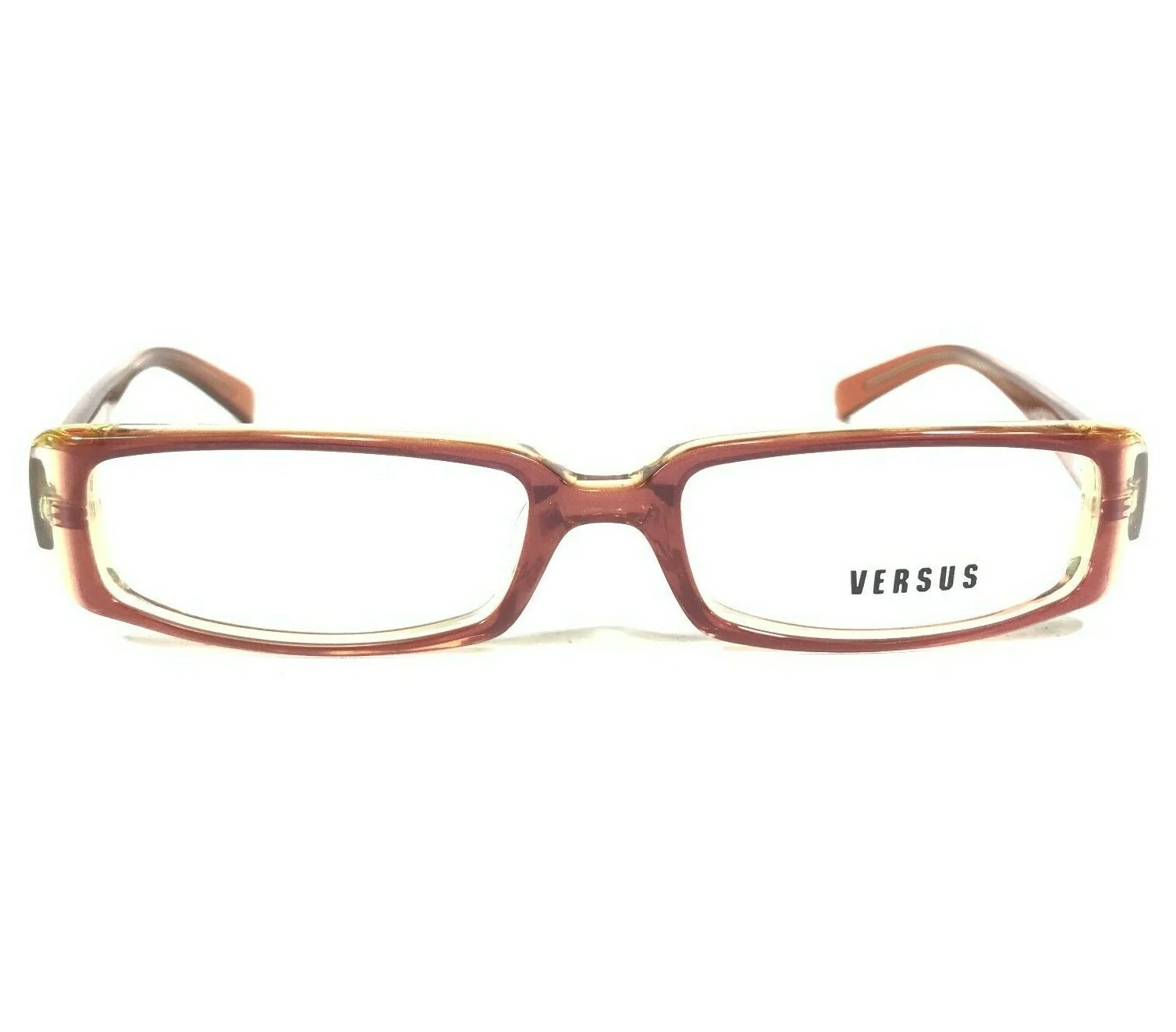 Versus by Versace MOD.VR8031 471 Eyeglasses Frames Brown Rectangular 50-16-135
