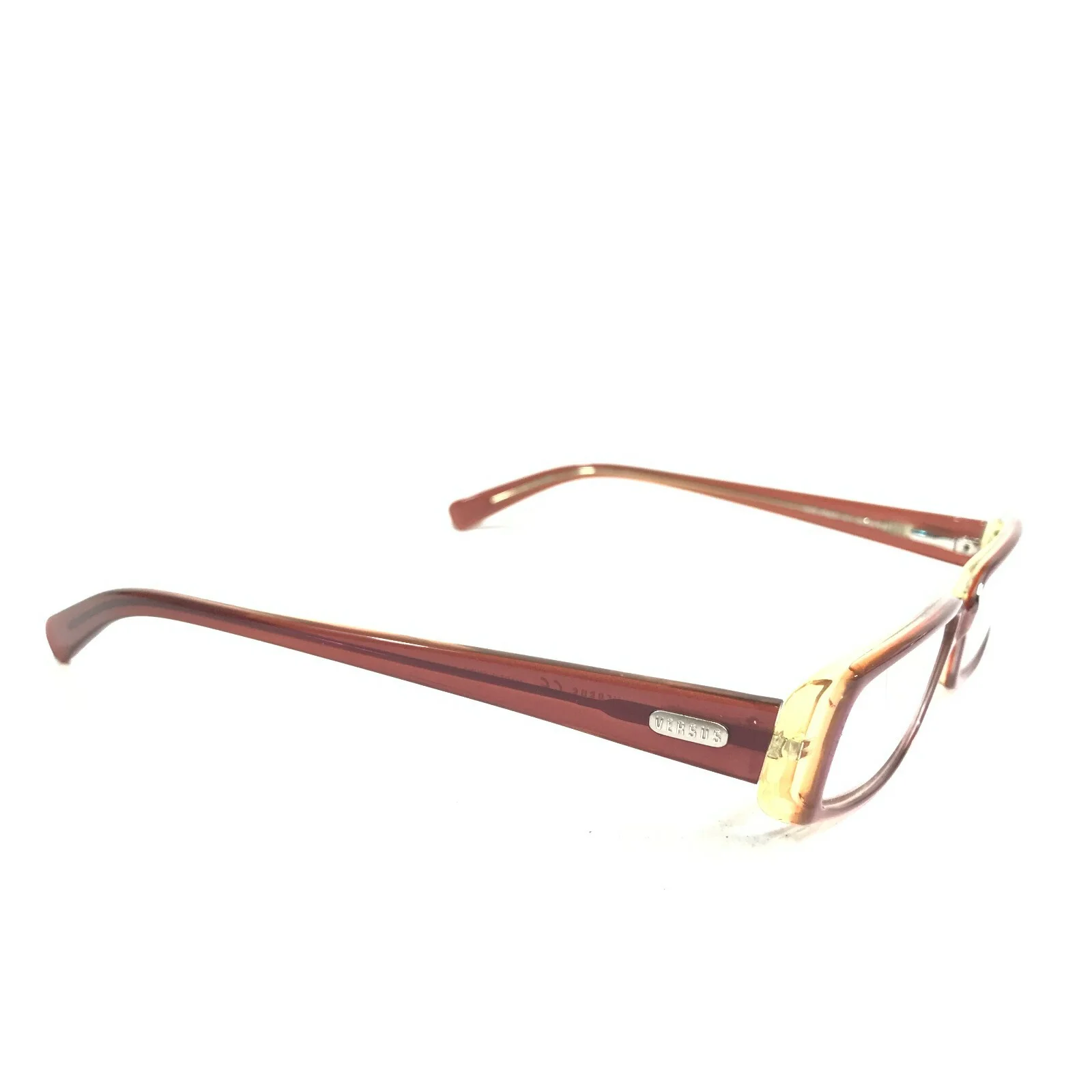 Versus by Versace MOD.VR8031 471 Eyeglasses Frames Brown Rectangular 50-16-135 2