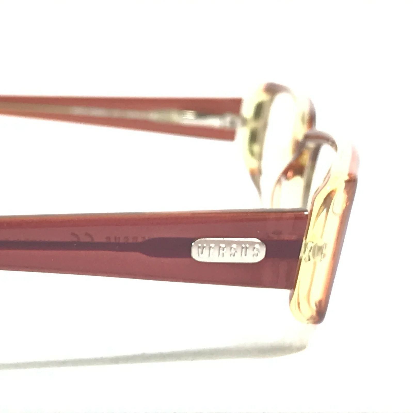 Versus by Versace MOD.VR8031 471 Eyeglasses Frames Brown Rectangular 50-16-135 4