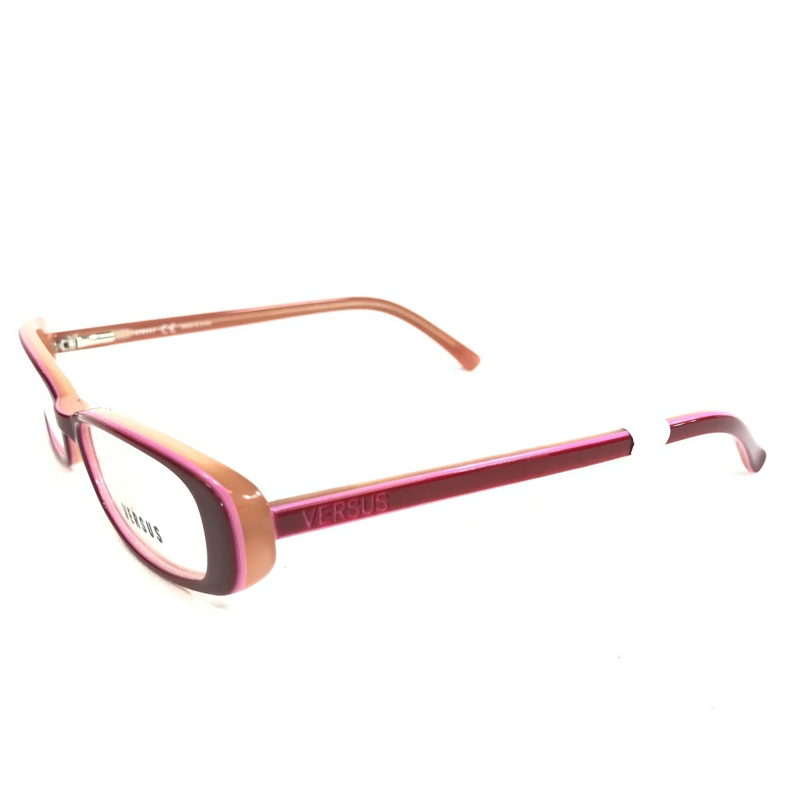 Versus MOD.VR8029 469 Eyeglasses Frames Red Pink Cat Eye Full Rim 49-16-135 4