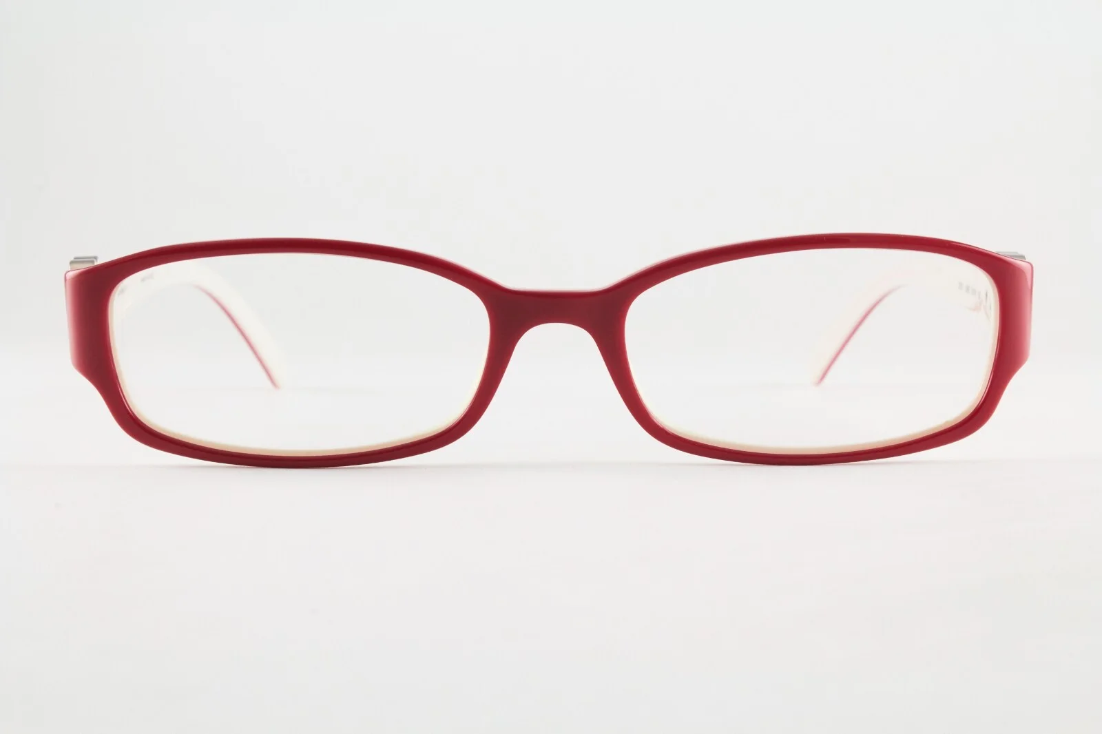 Very Rare Authentic Chanel 3131 c.965 51mm Red White Frame Glasses Italy 2