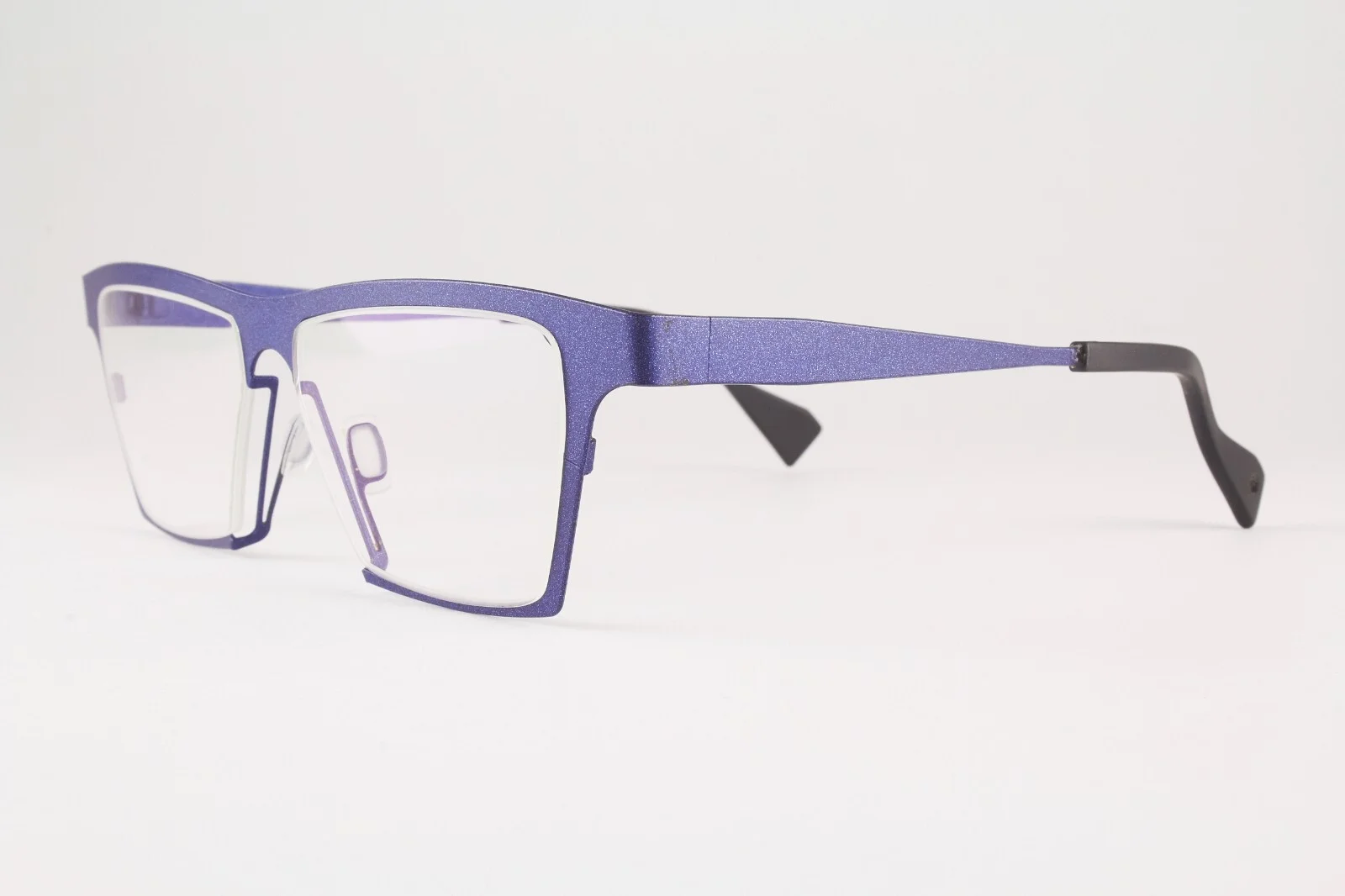 Very Rare Authentic Theo James 8 752 54mm Sparkly Blue Frames Glasses Belgium 2