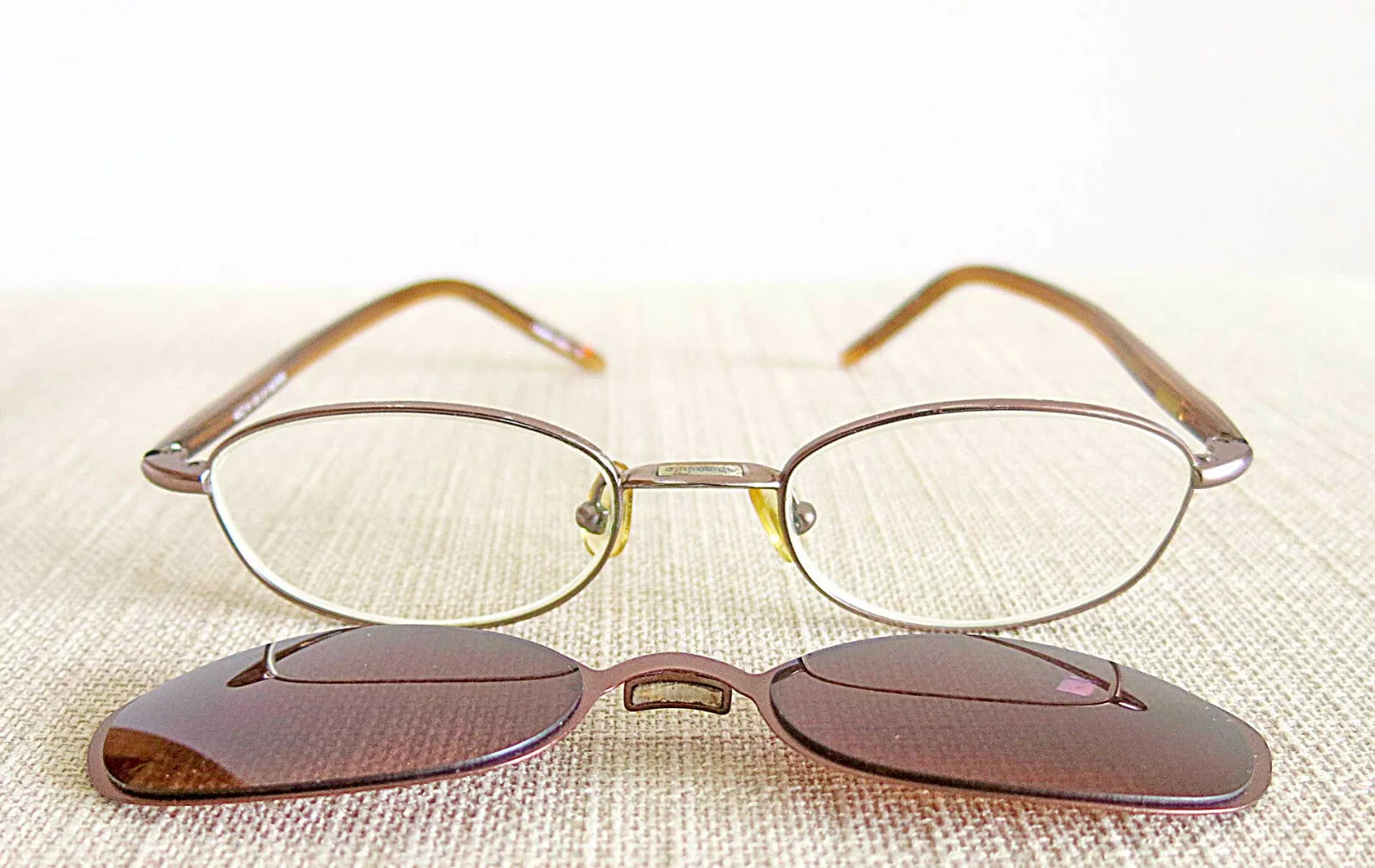 Very Rare Japanese Frame w/ Magnetic Sunglasses—Ab·so·lute Weston W271 Slim Oval 2