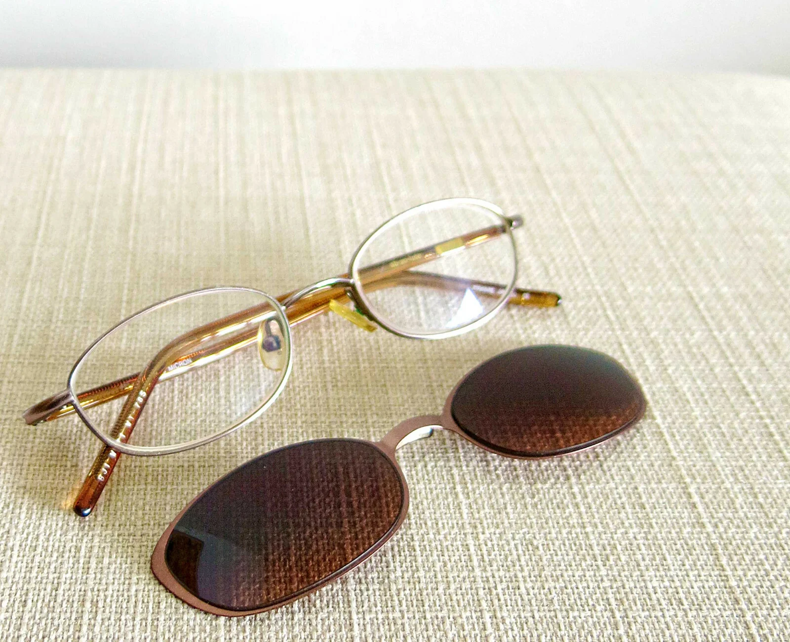 Very Rare Japanese Frame w/ Magnetic Sunglasses—Ab·so·lute Weston W271 Slim Oval 3