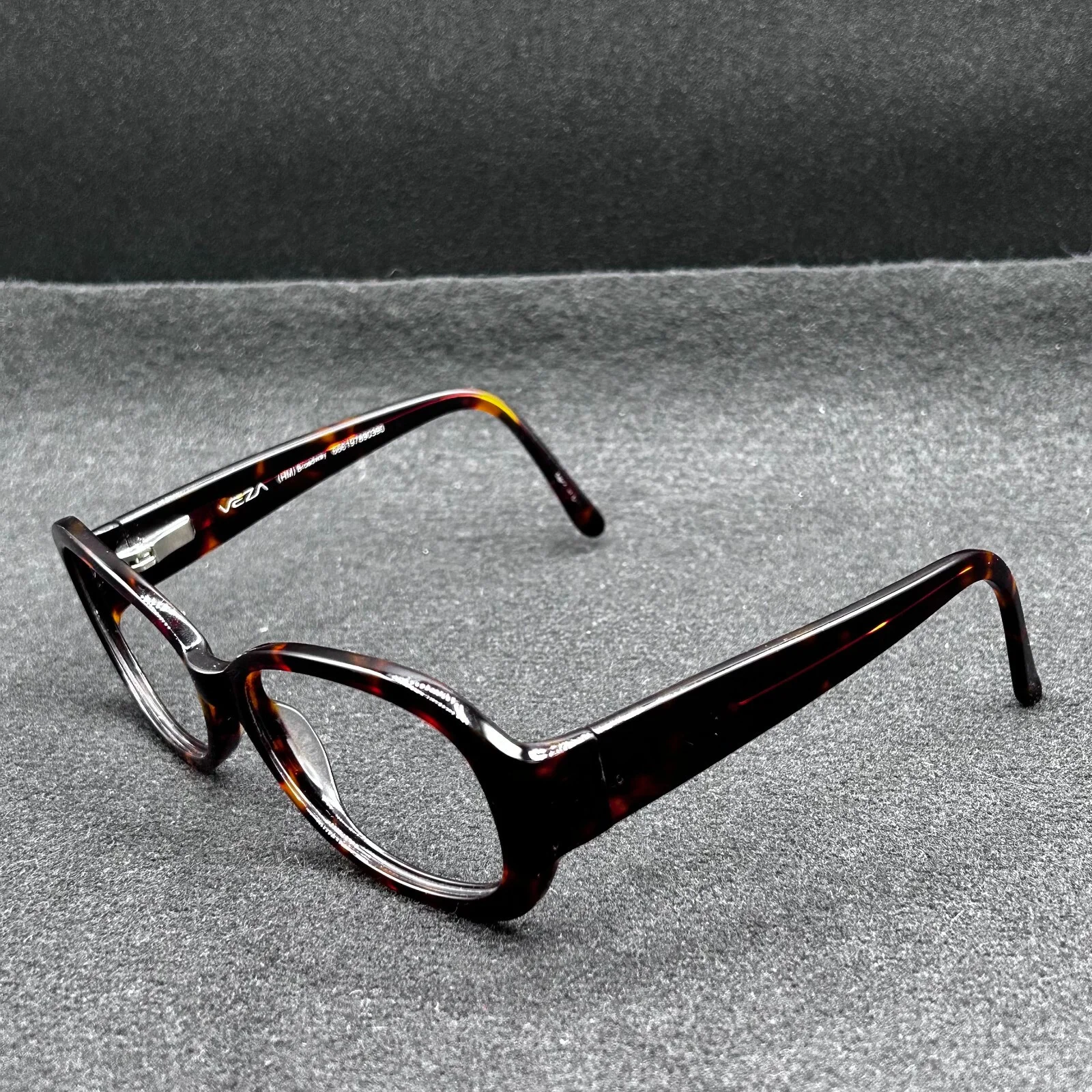 VEZA (HM) Broadway Eyeglasses **FRAME ONLY** Brown Tort 56-16-135 Used