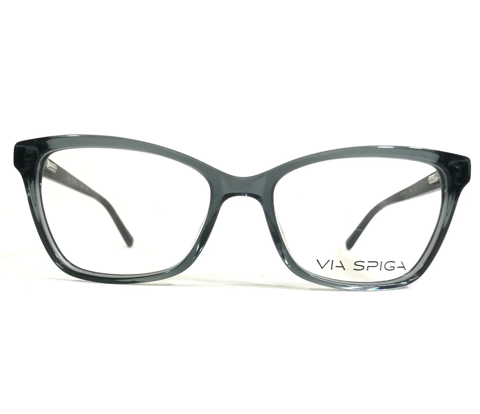 Via Spiga Eyeglasses Frames Dulcina 780 Clear Grey Blue Cat Eye 52-16-135
