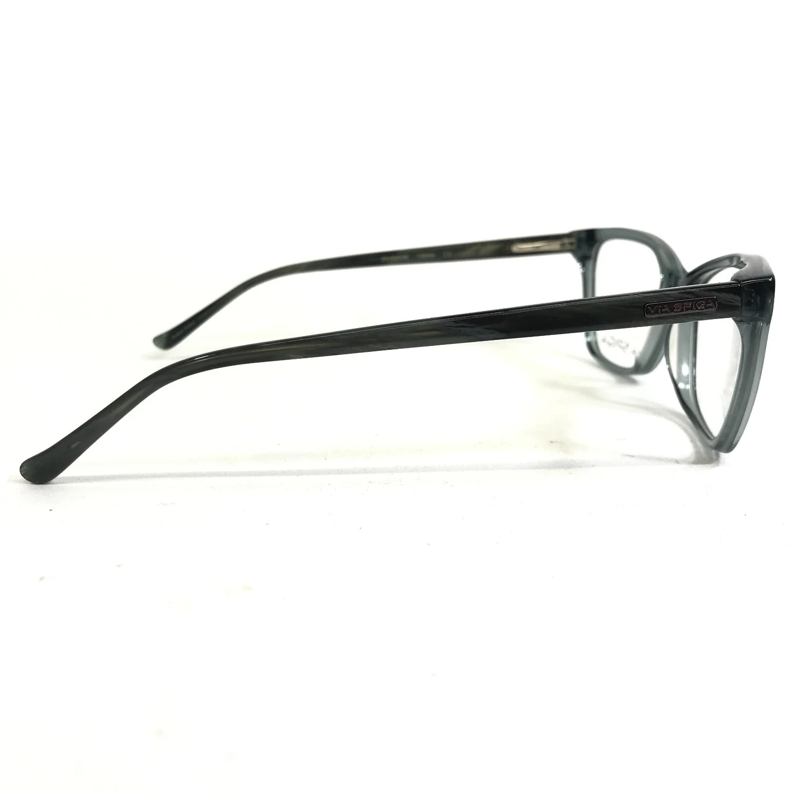 Via Spiga Eyeglasses Frames Dulcina 780 Clear Grey Blue Cat Eye 52-16-135 3