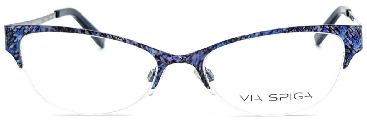VIA SPIGA - ODETTA 790 51/16/135 - BLUE MULTI - NEW Authentic WOMENS EYEGLASSES 2