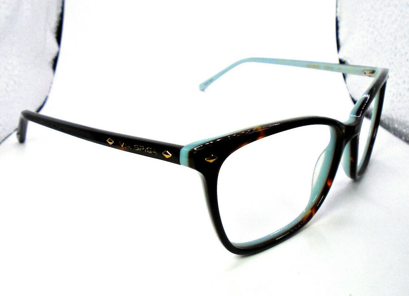 Via Spiga Zyloware 350-S 550 Tortoise/Blue 55-16-135 Womens Eyeglasses Frames 2