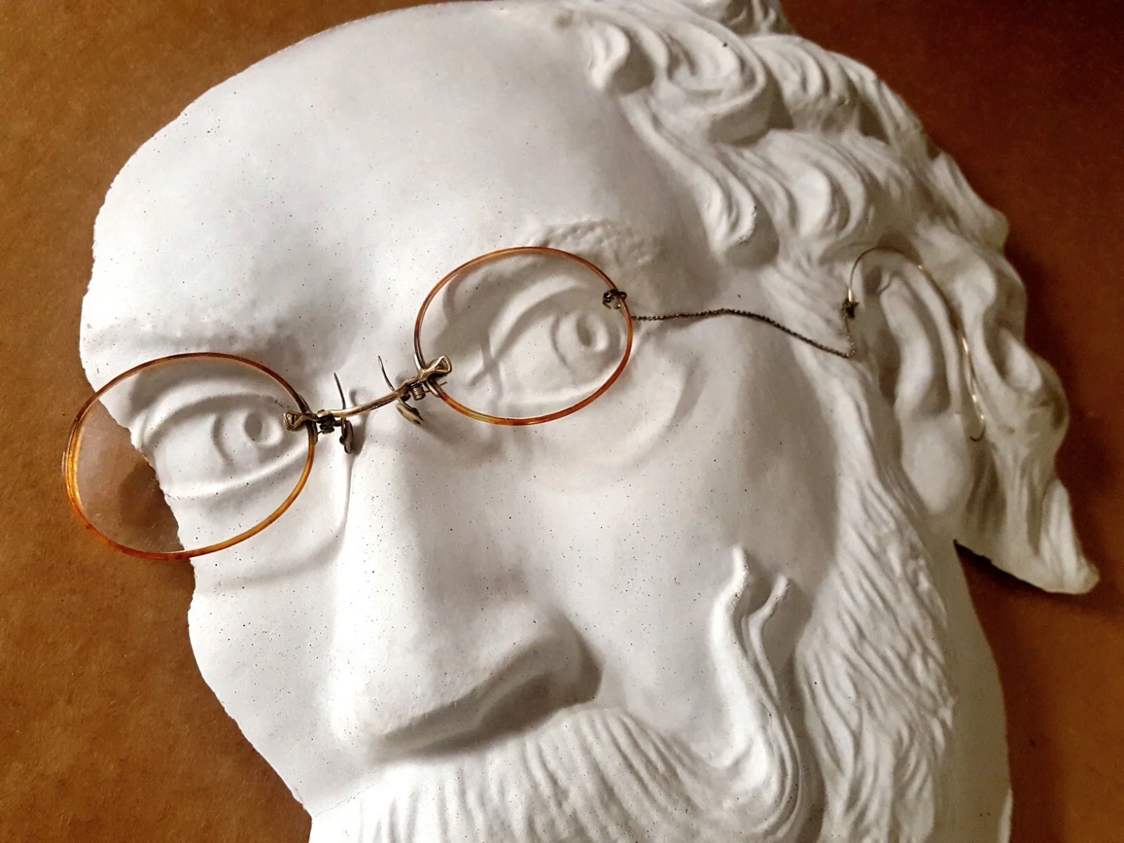 Victorian Spring Bridge Pince Nez Eye Glasses Metal Frame Armless Eyeglasses 2