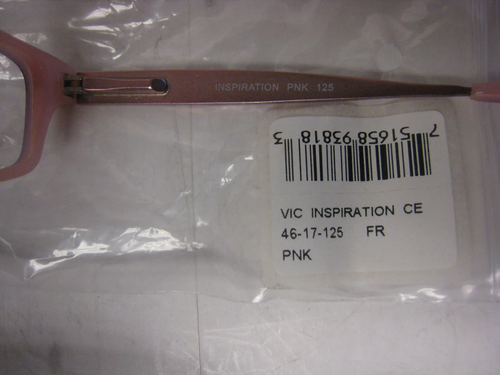 VICTORIOUS EYEGLASS FRAME INSPIRATION Style in PINK 46-17-125 AUTHENTIC 3