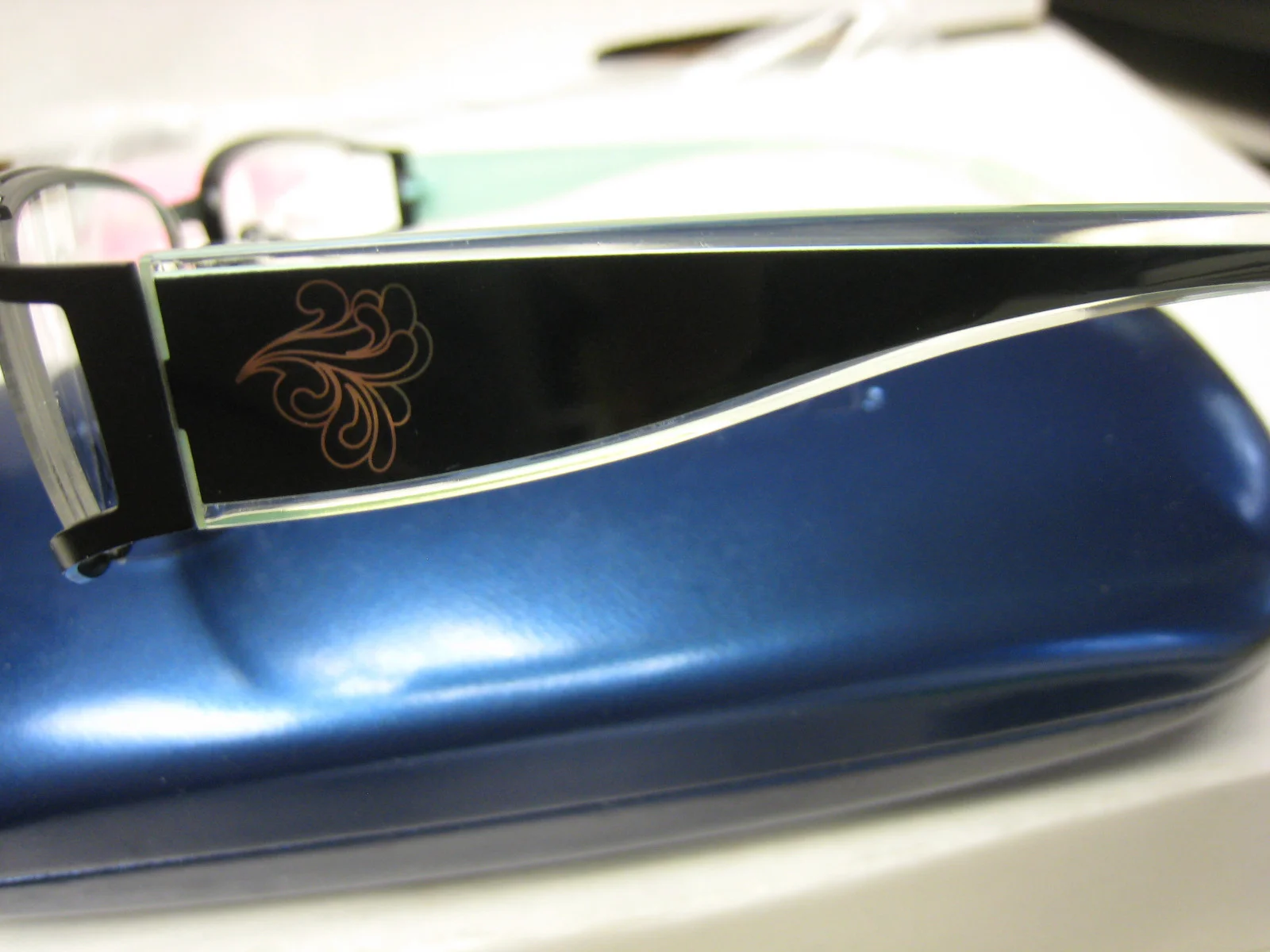 VICTORIOUS EYEGLASS FRAME V405 Style BLACK 50-17-130 AUTHENTIC W/Generic case 2