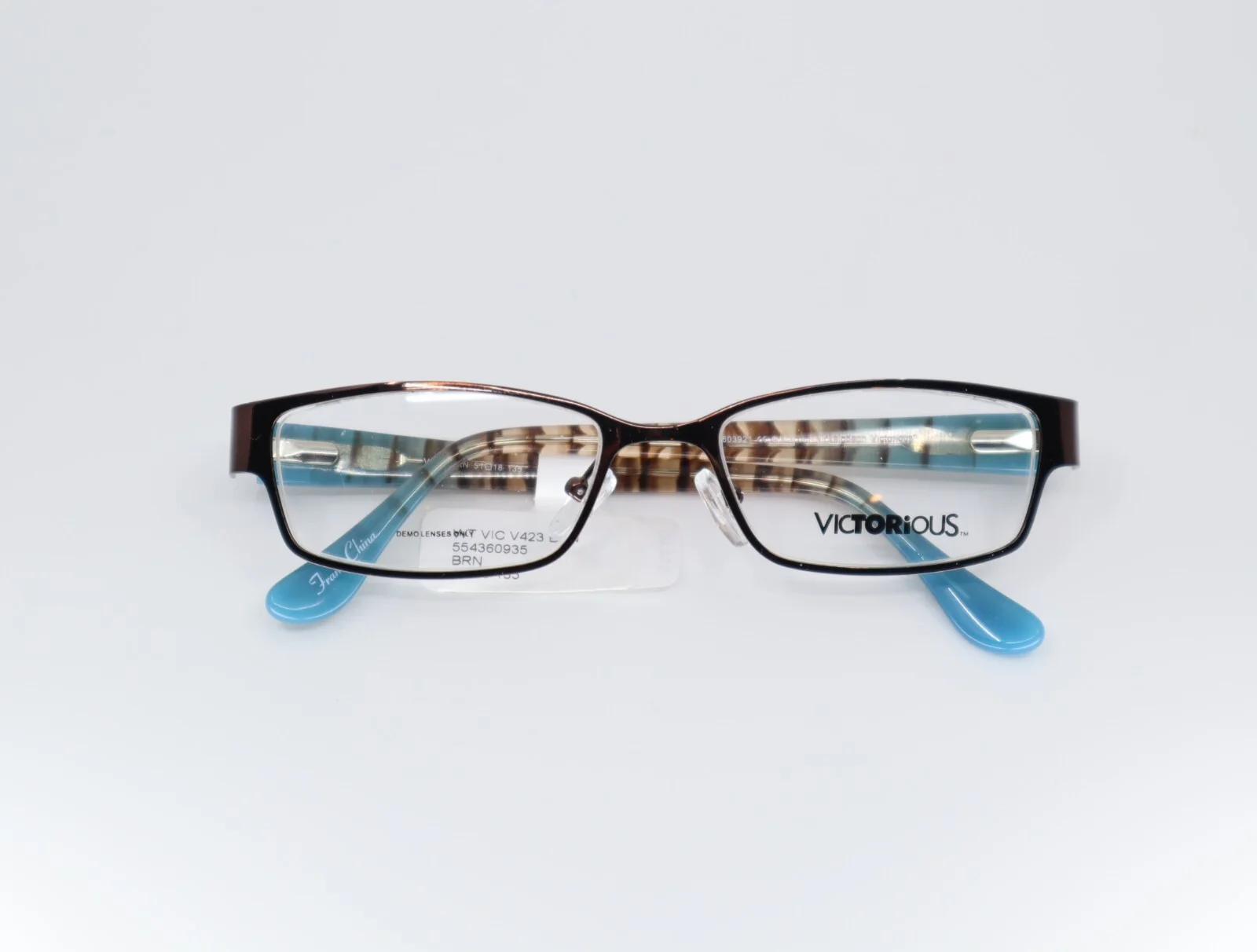Victorious LT23379016 V421 BLK 50-17-135 Teens Black Full Rim Eyeglass Frame 2