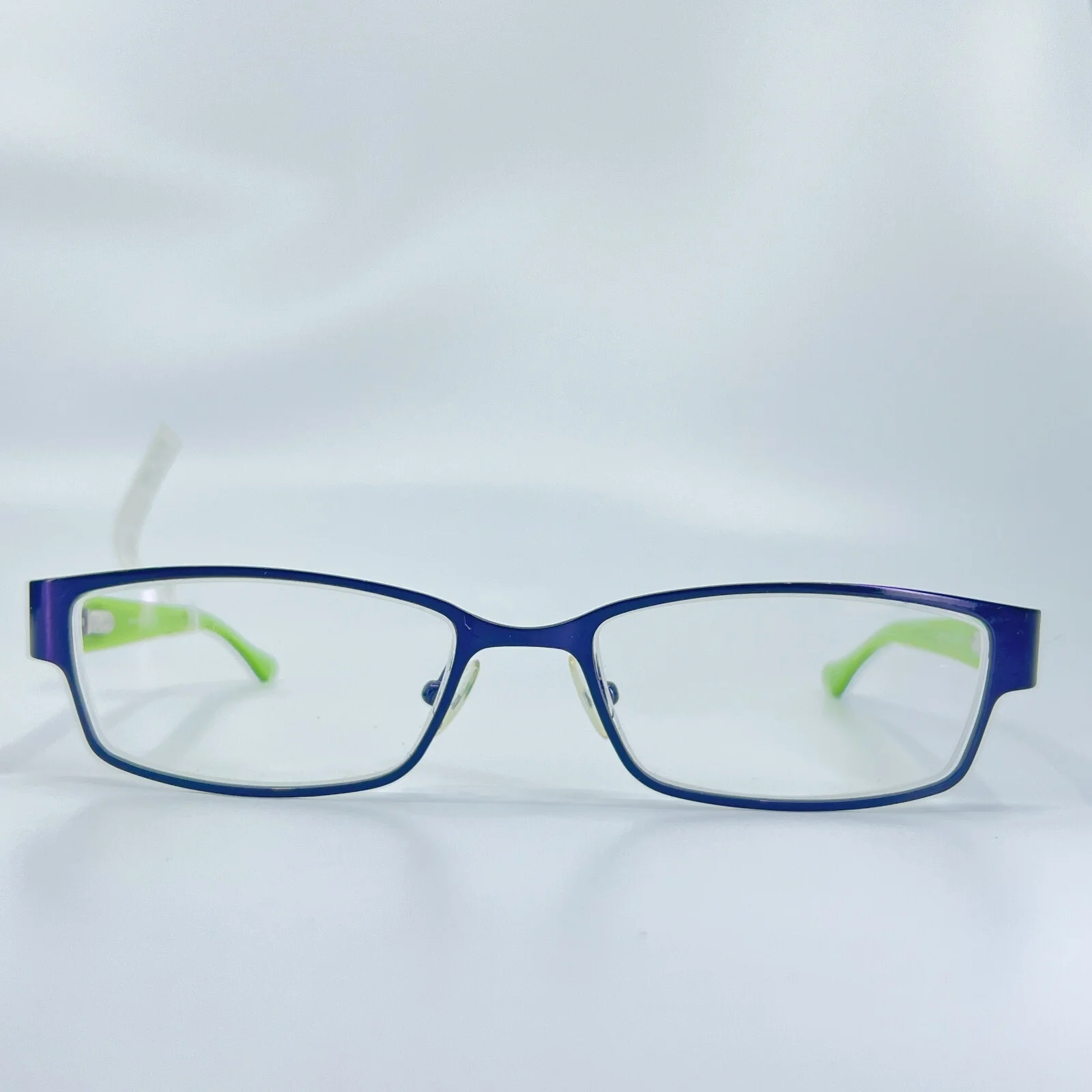 Victorious V416 PUR Eyeglasses Purple Black Green Rectangle Frames 51[]18 135 mm 2