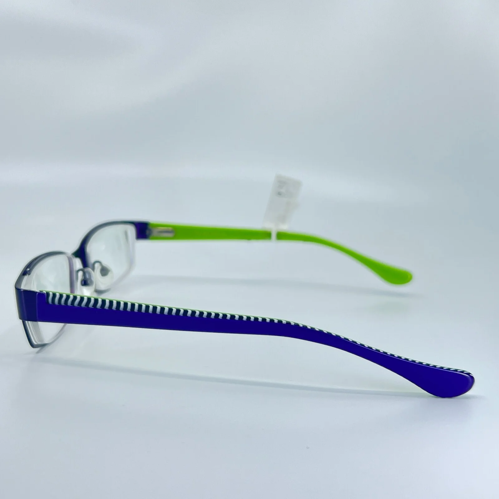 Victorious V416 PUR Eyeglasses Purple Black Green Rectangle Frames 51[]18 135 mm 4