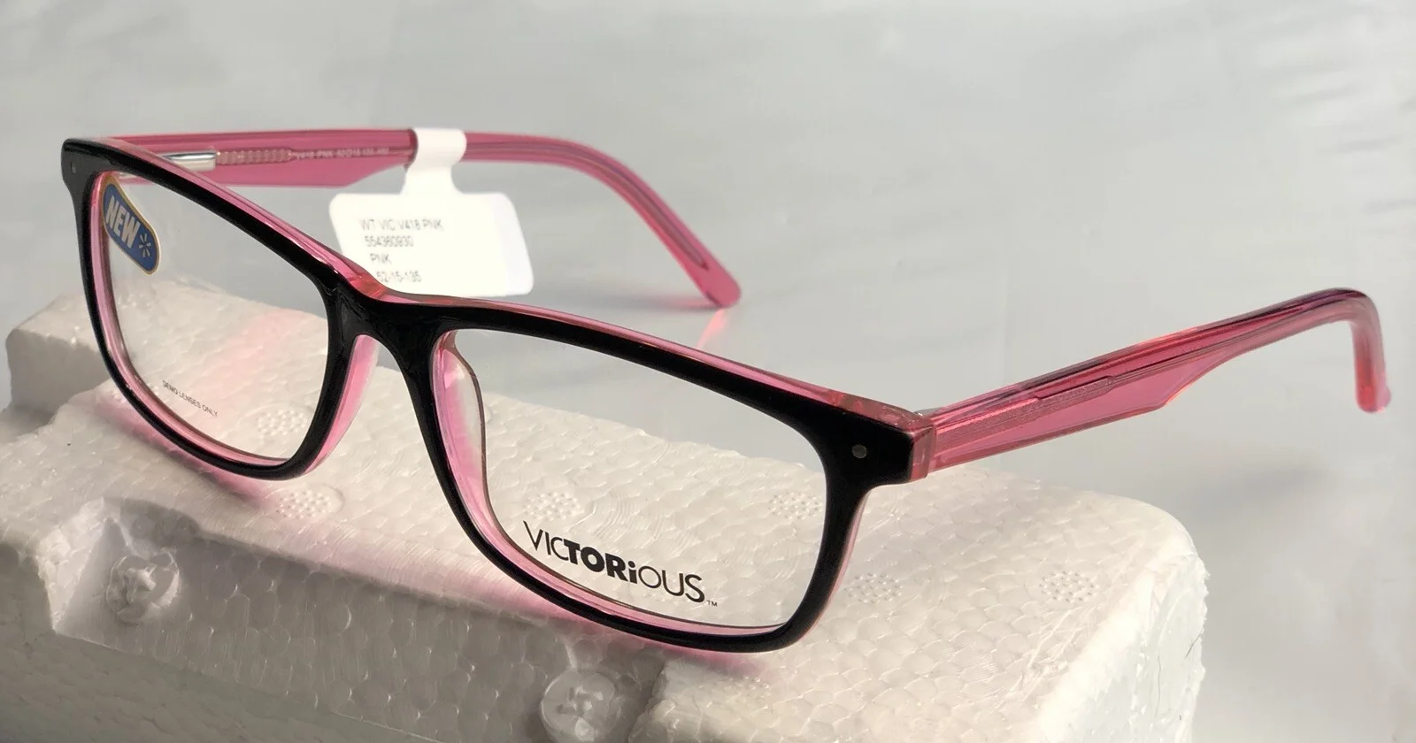 Victorious V418 Pink 52-15-135 Women’s Eyeglass Prescription frames Ladies $54