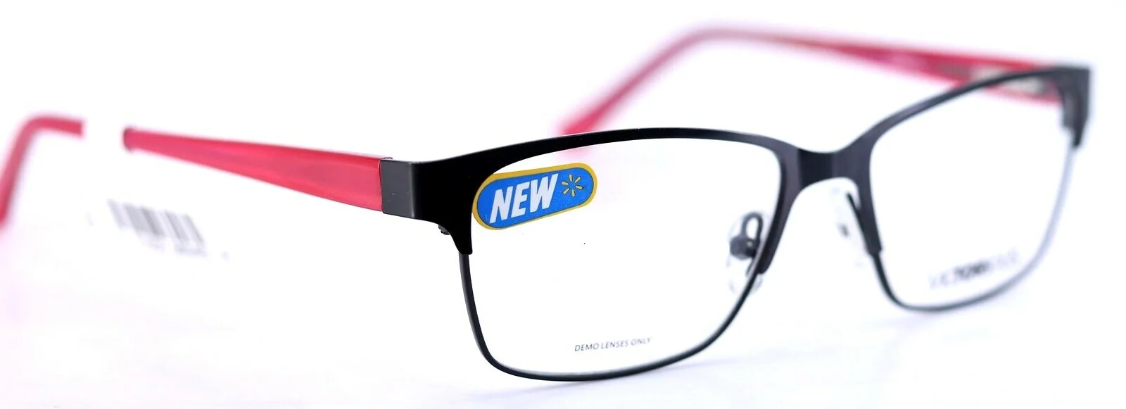 VICTORIOUS V420 BLK Black Pink Rectangular Youth Eyeglasses Frames 50-15-135 3
