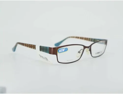 Victorious V423 BRN Brown Full Rim Rectangle Eyeglasses 51-18-135 4