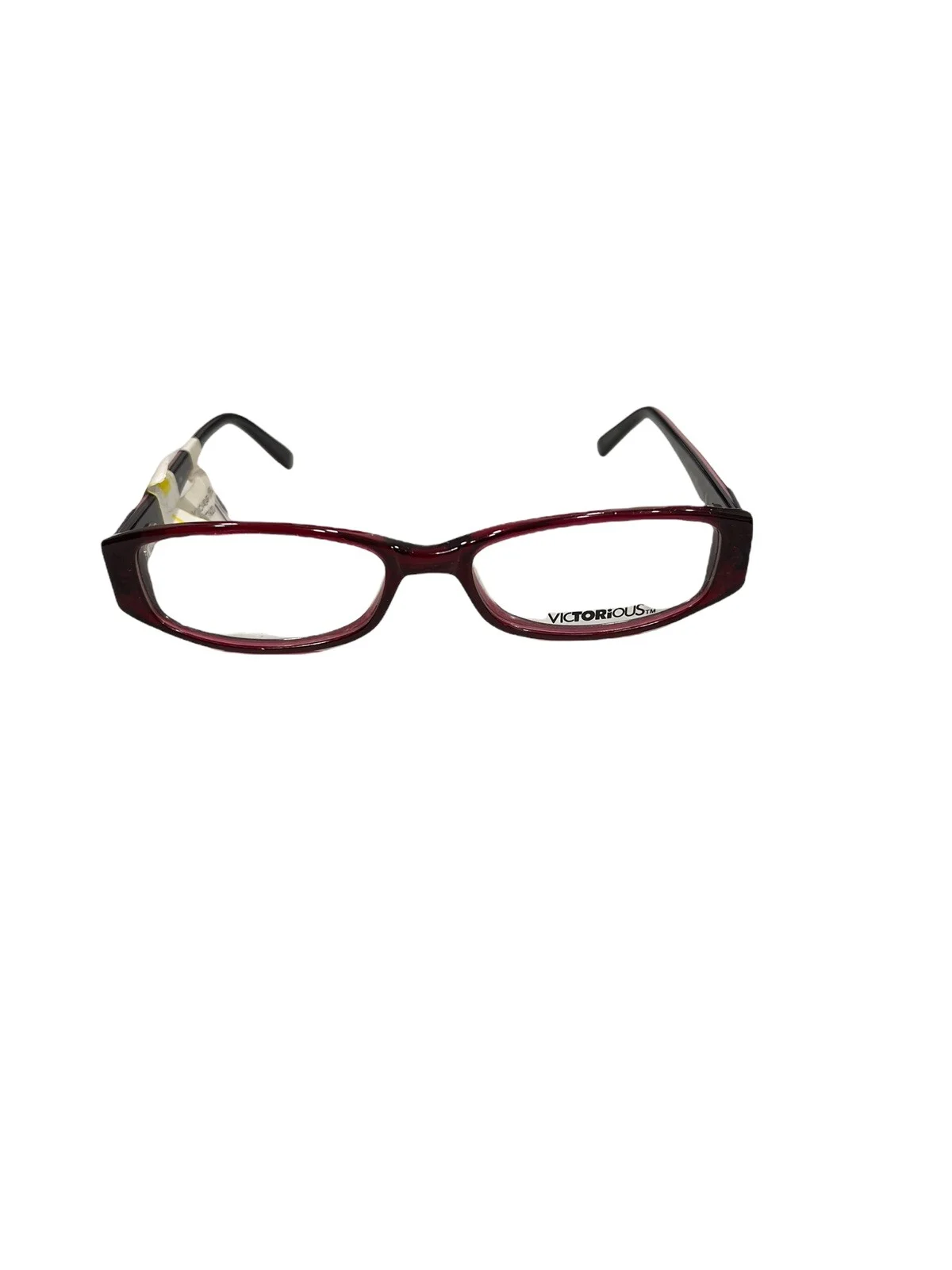 Victorious Womens Burgundy Eyeglass Frames 4977820 Spring Hinge NEW 2