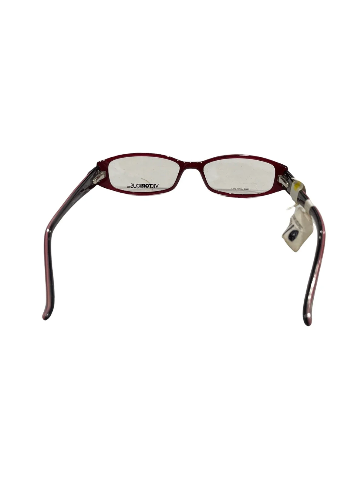 Victorious Womens Burgundy Eyeglass Frames 4977820 Spring Hinge NEW 4