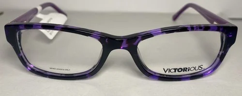 Victorious WTVICV419 PUR 50-17-135 PURPLE Eyeglass Frames New