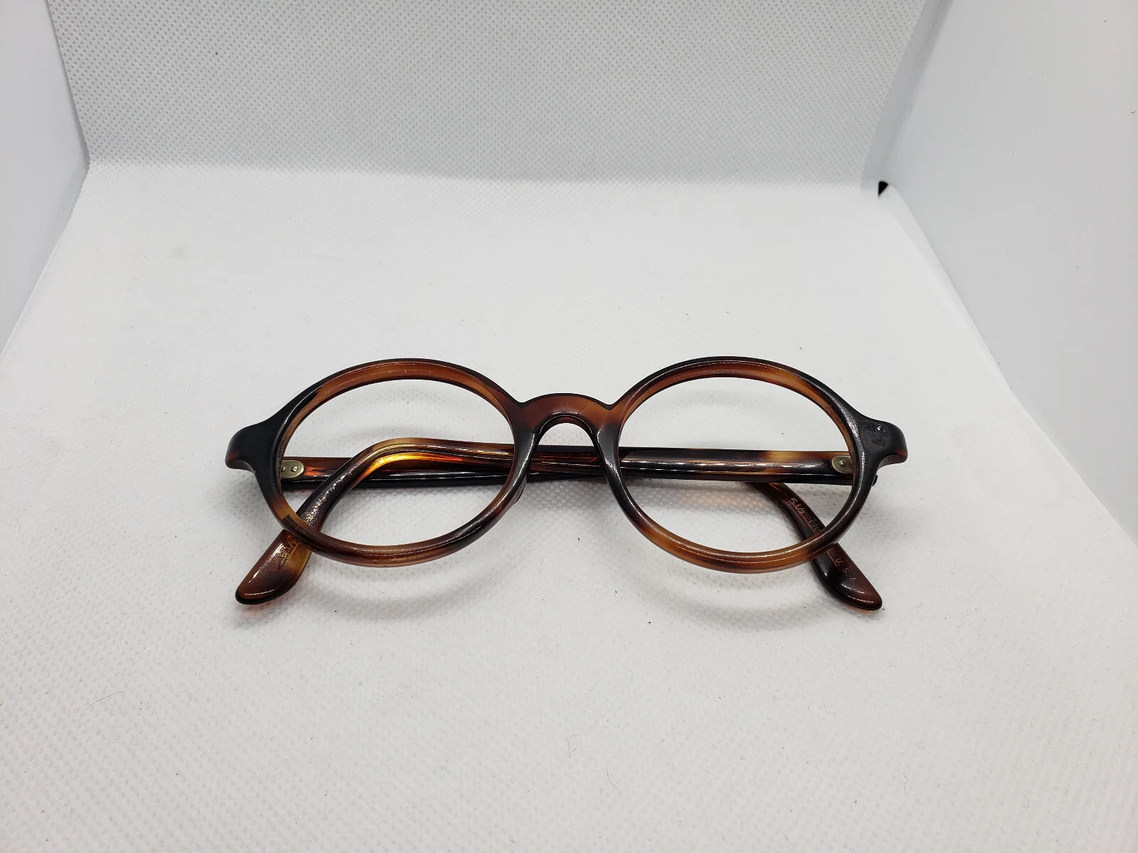 Victory USA 5 1/2 Tortoise Round Circle Eyeglasses Frames