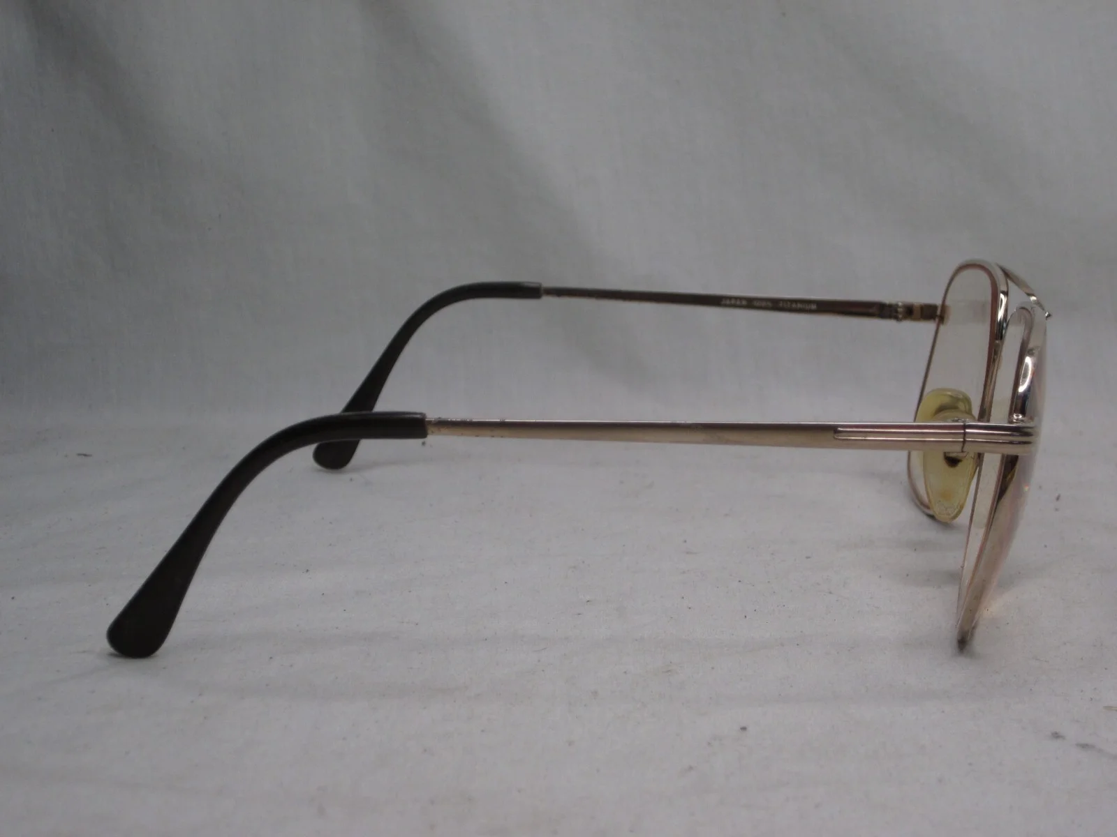 vintage 100% Titanium Japanese eyeglasses glasses frames Aviator 404 bifocals 2