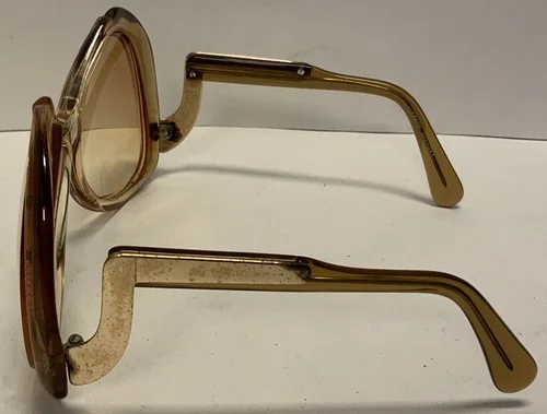 Vintage 1970s Menrad Eyeglasses, Over-Large And Unusual Batwing Shape, 514 3