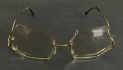Vintage 1980’s Wireless Octagon Womens Prescription Glasses (large) 2