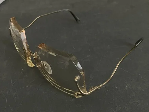 Vintage 1980’s Wireless Octagon Womens Prescription Glasses (large) 4