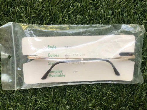 Vintage 70s Eyetel NIEL Eyeglass Sunglass Frames 54[]18 140MM Translucent Italy 3