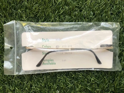 Vintage 70s Eyetel NIEL Eyeglass Sunglass Frames 54[]18 140MM Translucent Italy 4
