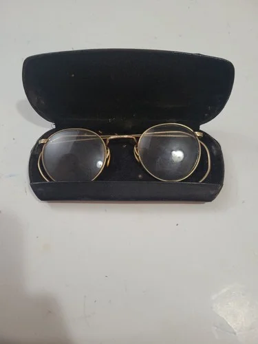 Vintage American Optical AO 1/10 12K GF Gold Filled Wire Eyeglass Frames & Case