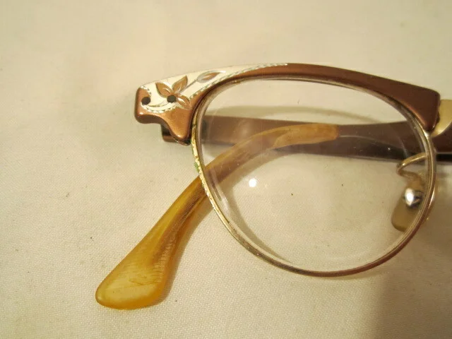 Vintage ARTCRAFT 4-5 1/4 Bronze Medal Cat Eye Women 3