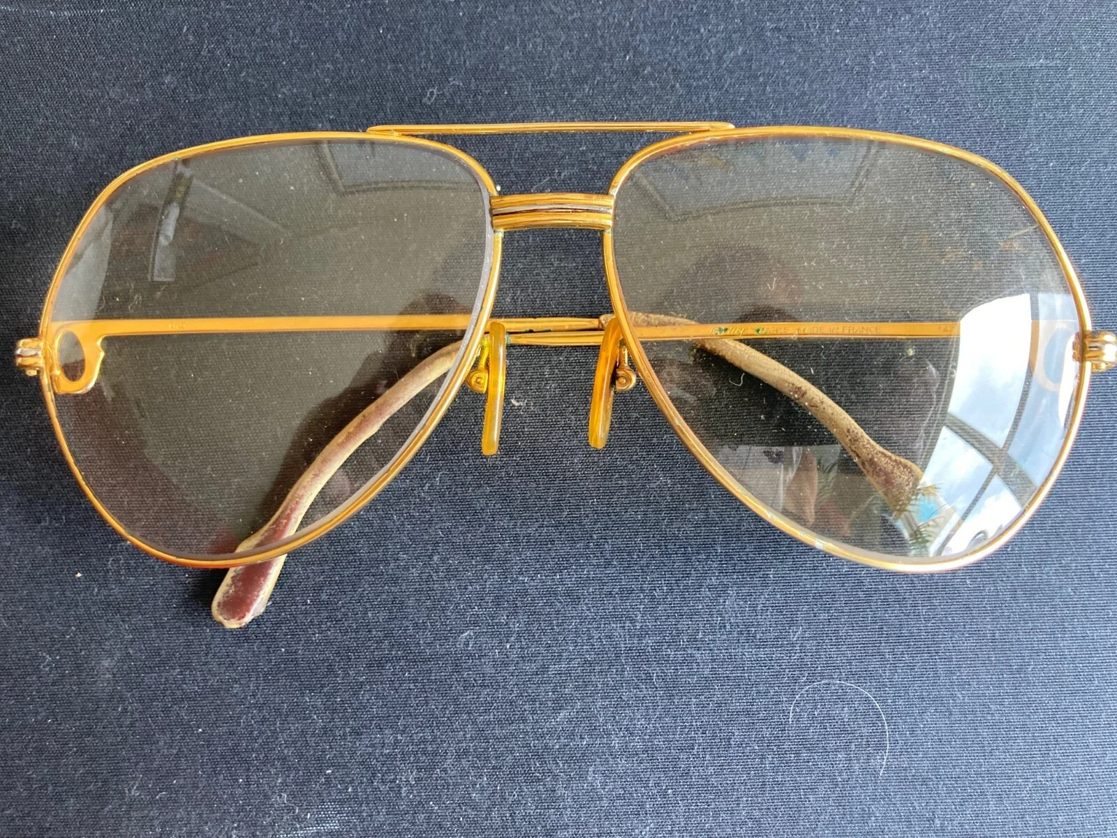 Vintage Authentic Cartier Panthere’ , Oval Large Eyeglass Frames Made In France. 4