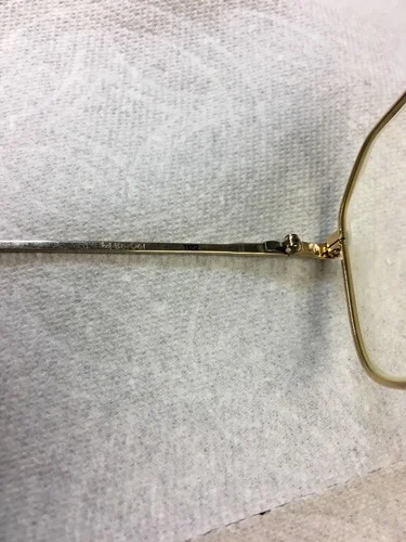 Vintage BerDel Gold Electroplated Glasses With Original Leather Case 4