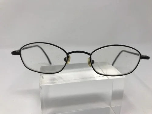 Vintage Big Dogs Eyeglasses Italy 45-21-130 Black Polish J649 4